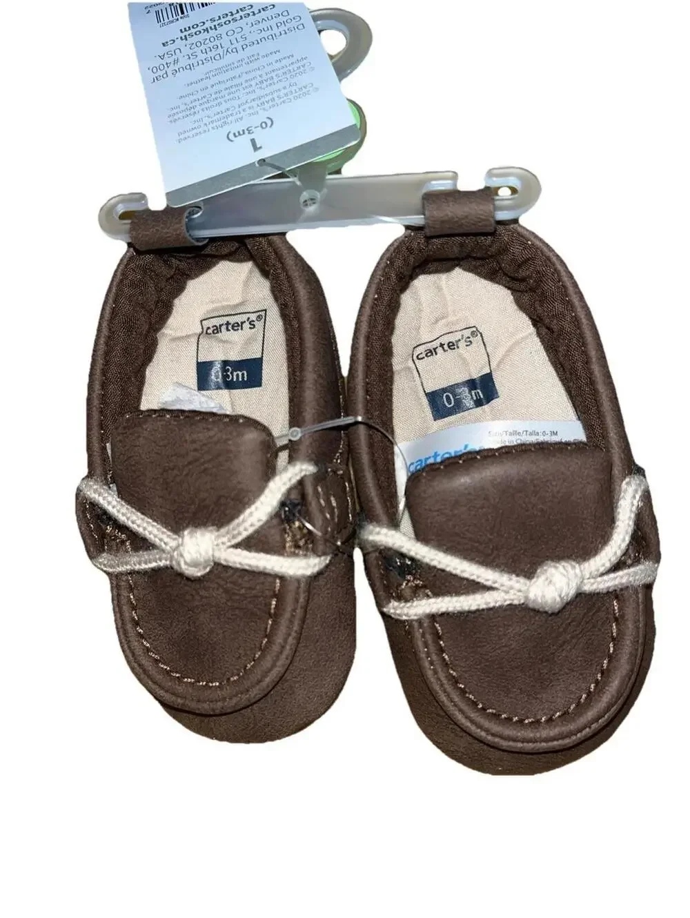 Carter’s  Brown Leather Loafer for Toddler 0-3M